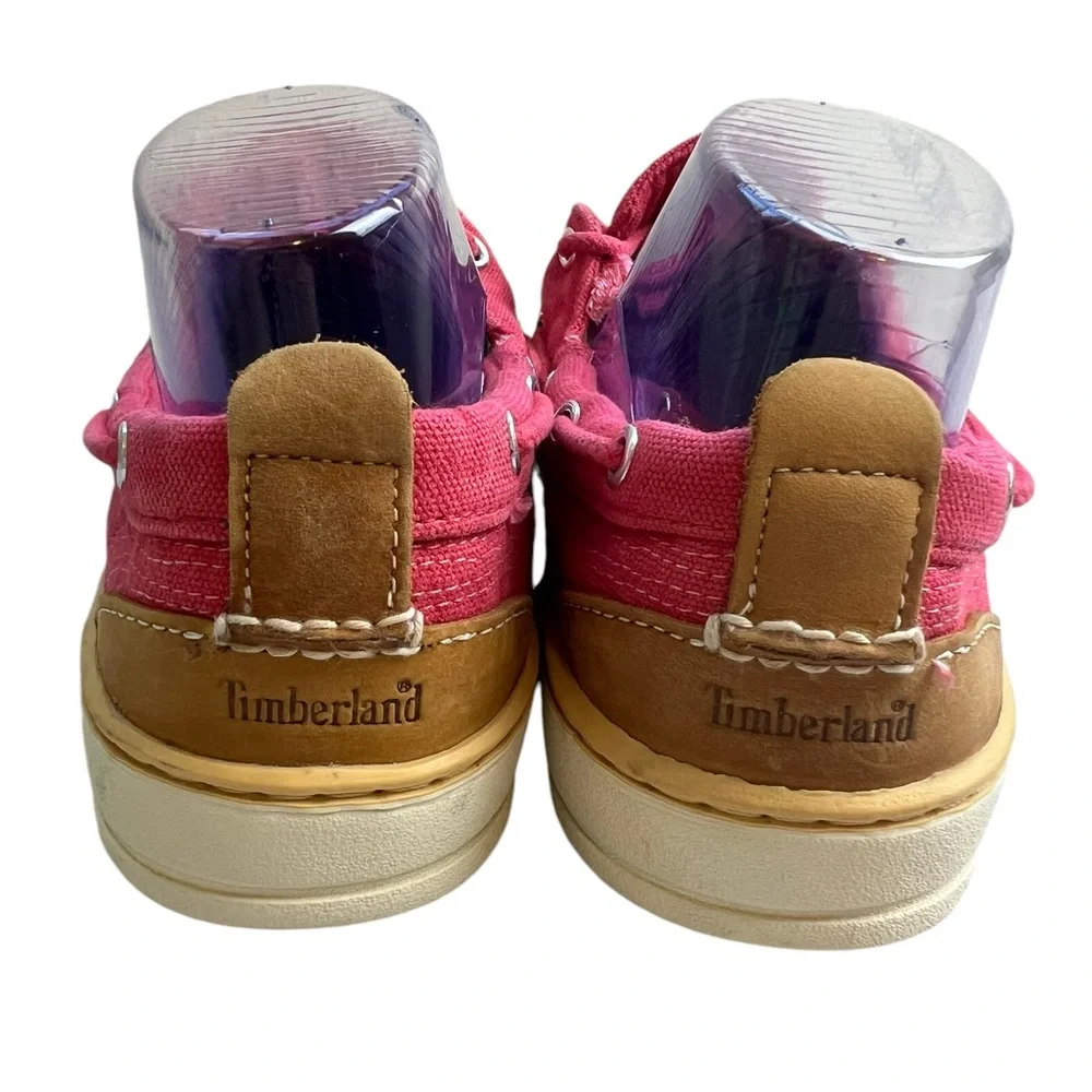 Timberland Women’s 9.5 Pink Boat Shoes - Picture 3 of 8